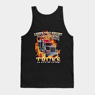 Truk Driver Quotes Tank Top